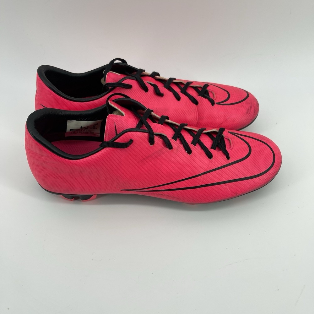 Nike Mercurial Victory 5 FG Cleats Men's 7 Hyper Pink Black 651632-660
